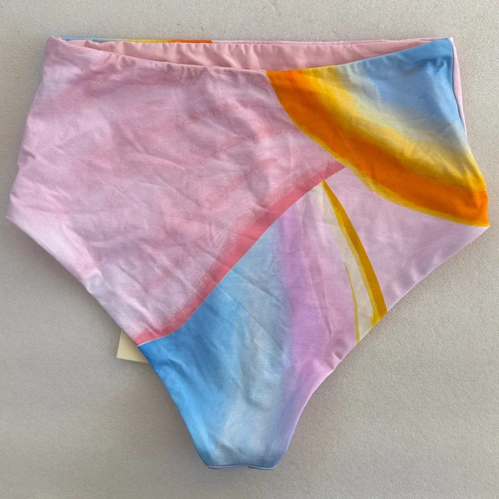 Mara Hoffman Lydia High Waist Bikini Bottom